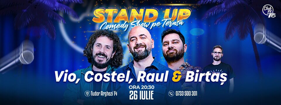 Stand Up Comedy la Terasa Club99TNB - Bilete