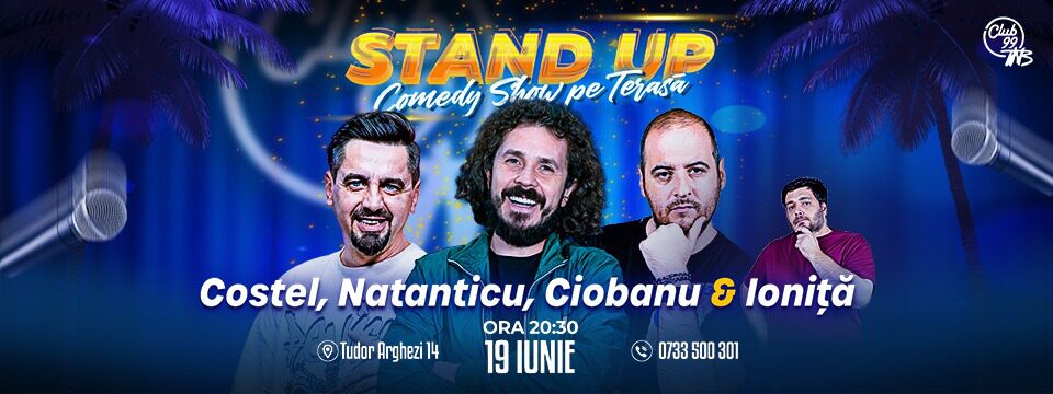 Stand up Comedy Show pe Terasa - 19 iunie 2025 - Bilete