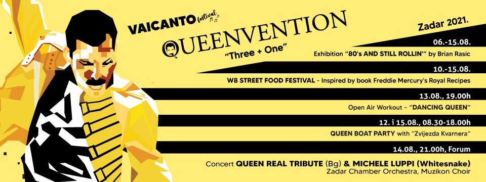 Kupi ulaznice za QUEEN REAL TRIBUTE & Michele Luppi(Whitesnake), Zadarski komorni orkestar, Muzikon zbor na Eventim. QUEEN REAL TRIBUTE & Michele Luppi(Whitesnake), Zadarski komorni orkestar, Muzikon zbor