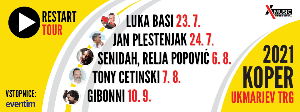 Kupite vstopnice za RESTART TOUR KOPER na Eventim. RESTART TOUR KOPER