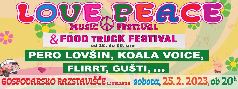 LOVE & PEACE - Vstopnice LOVE & PEACE - Vstopnice