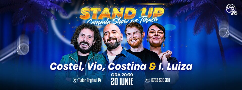 Stand up Comedy Show pe Terasa - 20 iunie 2025 - Bilete