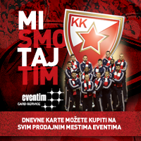 KK CRVENA ZVEZDA TELEKOM - Ulaznice ©KK Crvena Zvezda KK CRVENA ZVEZDA TELEKOM - Ulaznice ©KK Crvena Zvezda