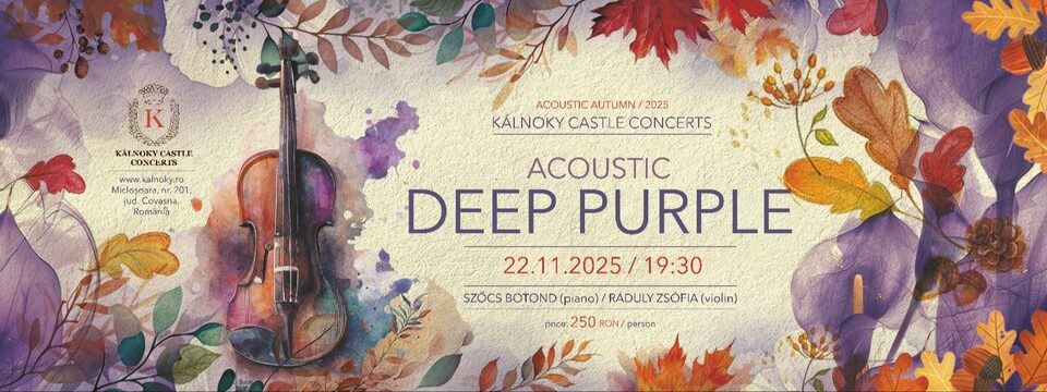 Kalnoky Castle - Acoustic Deep Purple - Bilete