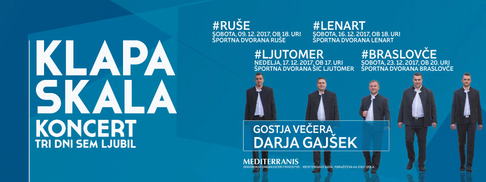 Kupite vstopnice za KLAPA SKALA IN DARJA GAJŠEK na Petrol Ticket. KLAPA SKALA IN DARJA GAJŠEK