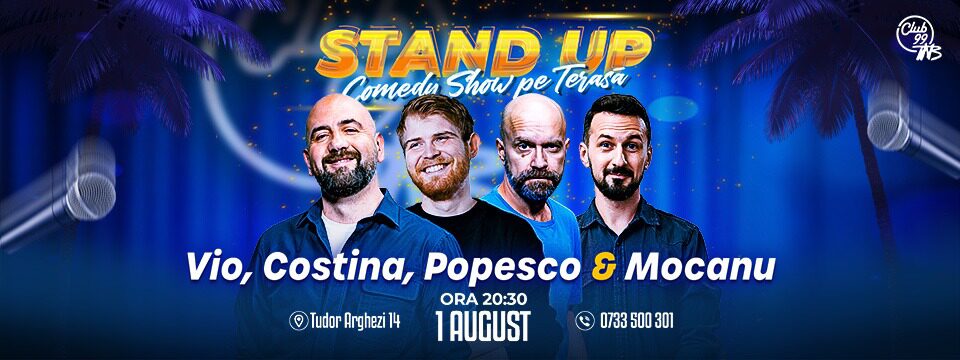 Stand Up Comedy la Terasa Club99TNB - Bilete