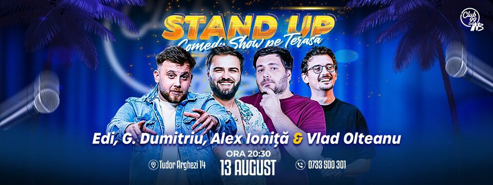 Stand Up Comedy la Terasa Club99 TNB - Bilete