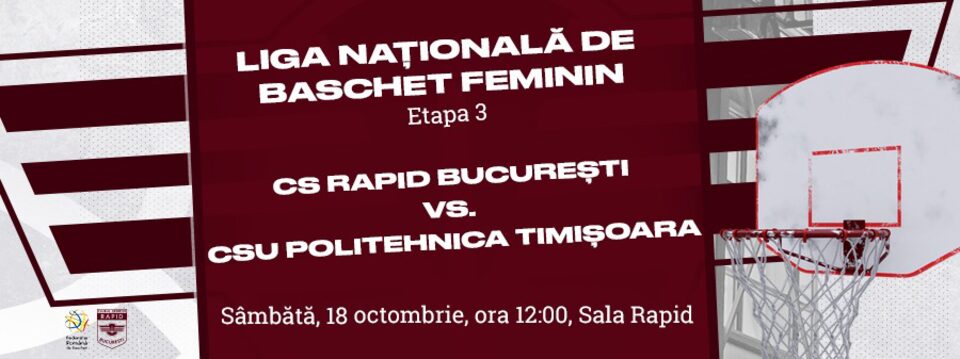 CS Rapid - Baschet Feminin - Bilete