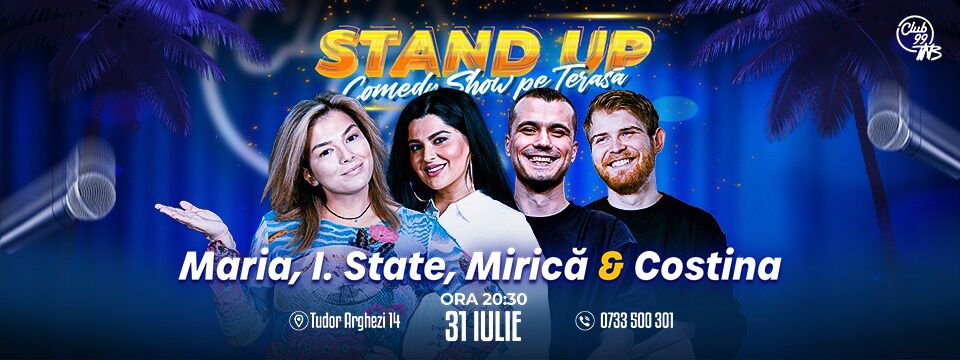 Stand Up Comedy la Terasa Club99TNB - Bilete