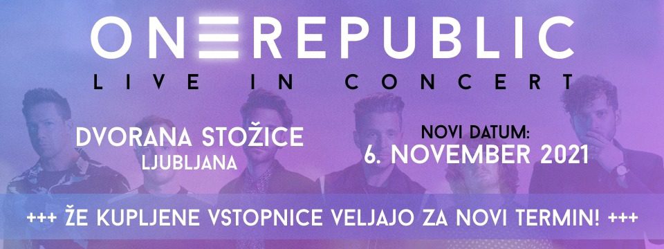 OneRepublic2021 - Ulaznice 