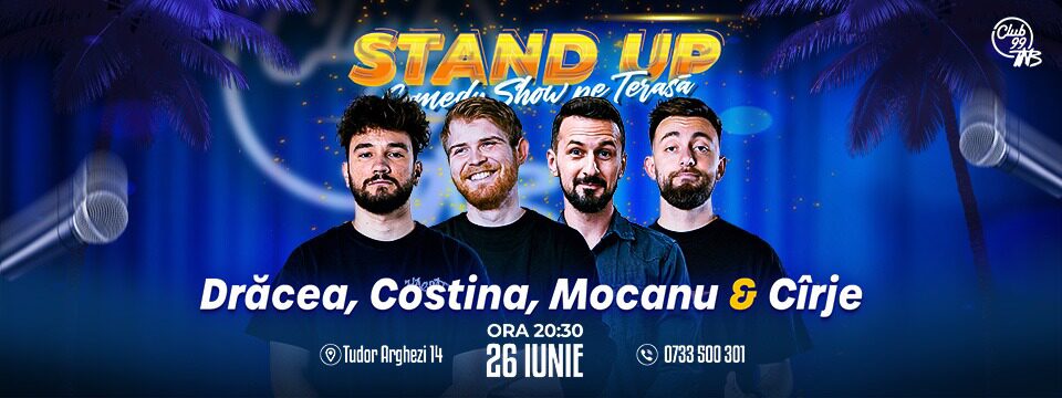 Stand up Comedy Show pe Terasa - 26 iunie 2025 - Tickets 