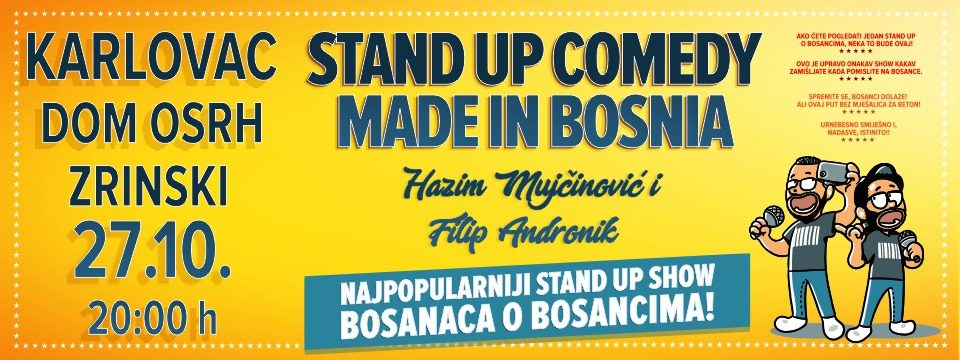 stand up made ib bosnia - Tickets 