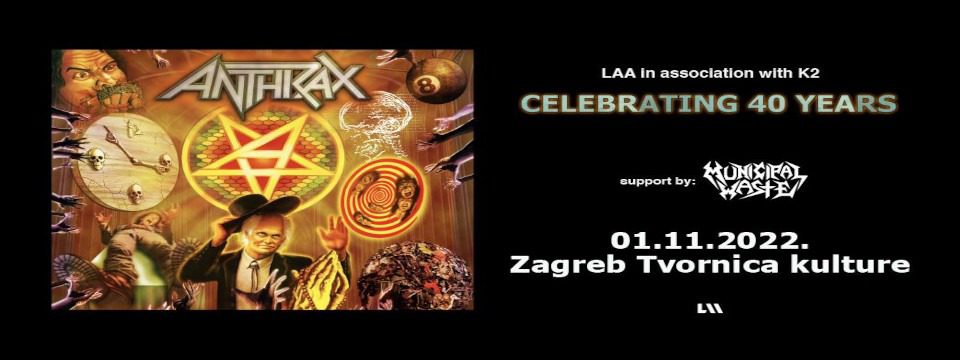 anthrax 2022 zagreb - Ulaznice 