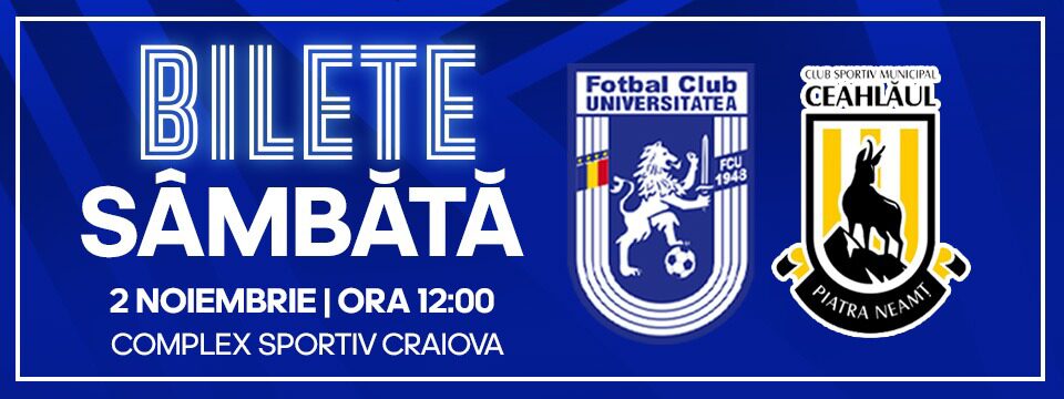 Abonamente FCU Craiova 1948 - Sezon 2024/2025 - Bilete 