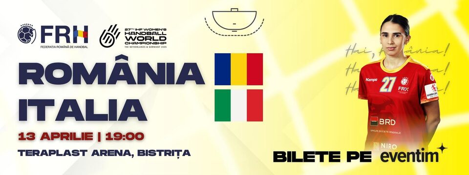 Handbal Romania - Italia 2025 - Tickets 