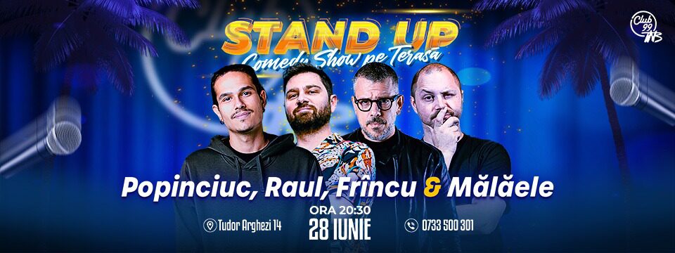 Stand up Comedy Show pe Terasa - 28 iunie 2025 - Tickets 
