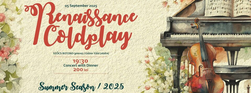 Open Air Kálnoky Castle - Renaissance Coldplay - Tickets 