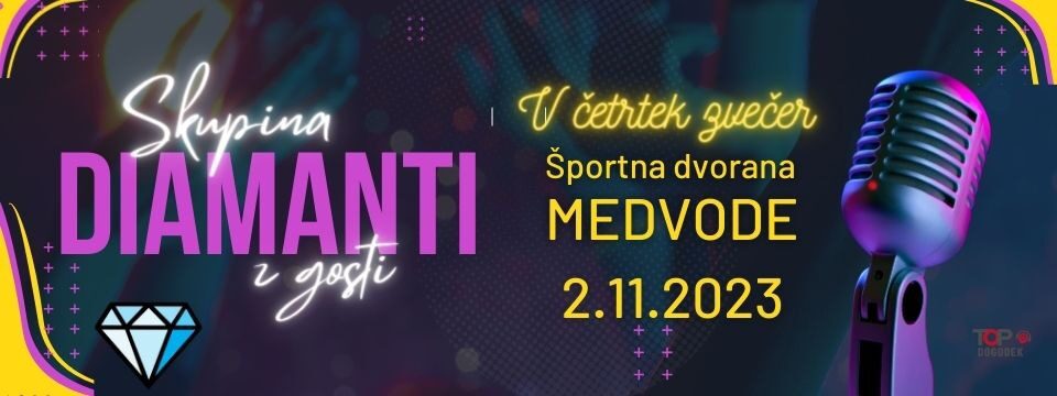 DIAMANTI Z GOSTI + presenečenje večera - Nakup vstopnic 