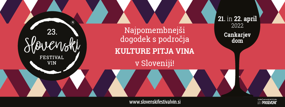 23. Slovenski festival vin - Tickets 