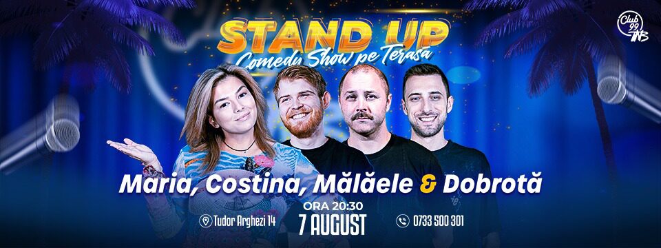 Stand Up Comedy la Terasa Club99TNB - Jegyek 