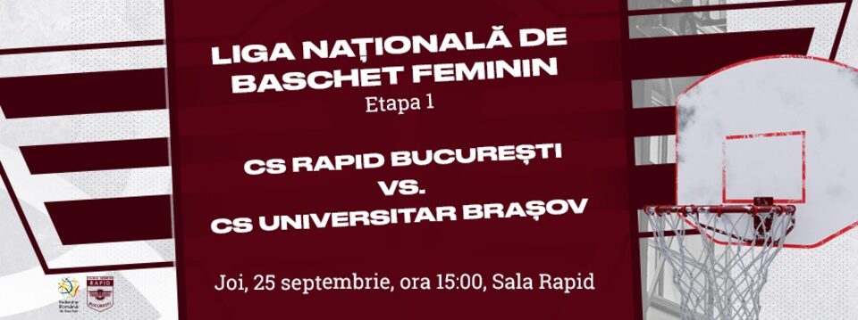 CS RAPID - BASCHET FEMININ - LIGA NATIONALA DE BASCHET FEMININ - Bilete 