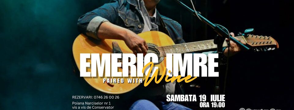 Emeric Imre Paired with Wine - Tickets 