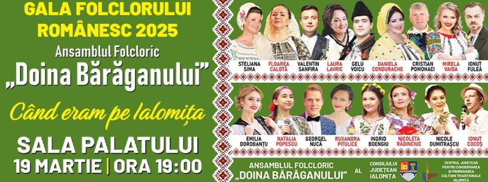 Gala Folclorului Romanesc 2025 - Sala Palatului, Bucuresti - Bilete 